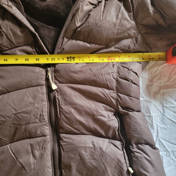 Mountain Hard Wear Brown Long Trench Down Puffer Coat - XS - Picture 4 of 11